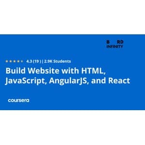 Build Website with HTML, JavaScript, AngularJS, and React Specialization