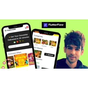 FlutterFlow Course: Grocery Delivery E-Commerce App (2025)